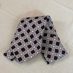 Christian Dior Checkered Patterned Tie